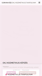 Mobile Screenshot of kozmetikuskepzes.hu